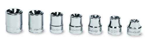 Jeu de douilles Torx&reg; femelles courtes &agrave; prise 3/8