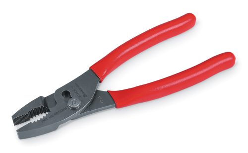 Combinatietang, verstelbaar 3-posities, rood (210 mm lang)