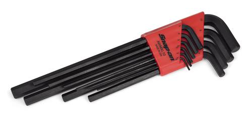 10 pc Metric Extra-Long L-Shaped Hex Key Set (1.5&ndash;10 mm)