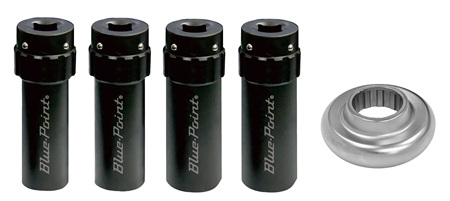 Kraftd&uuml;sen-Set mit Drehmomentverst&auml;rkung, 4-teilig (17, 19, 21 und 22 mm)