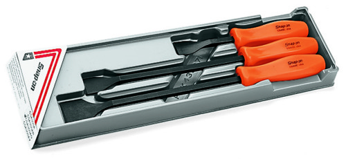 Harde koolstofschraperset, 3-delig, oranje
