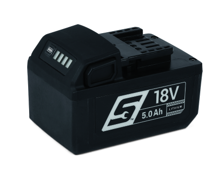 18 Volt 5 Ah MonsterLithium accu met dubbele zijvergrendelingen