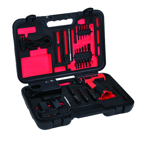 14,4-V-Mikro-Akku-Schrauberr-Set, bürstenlos (rot)