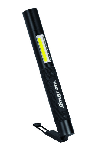 Lampe-stylo en aluminium rechargeable de 300 lumens (Noir)