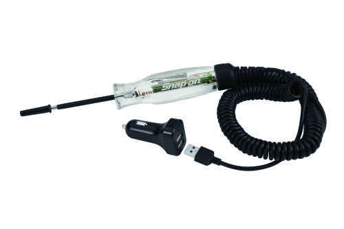 V&eacute;rificateur de circuits 12 Volt DC avec affichage num&eacute;rique et connecteur USB
