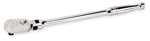 3/8'' 80-Tands ratel met flexibele kop en lang handvat (292 mm lang)