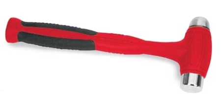 Soft Grip terugslagloze hamer met stalen kop, 680 gr (rood)
