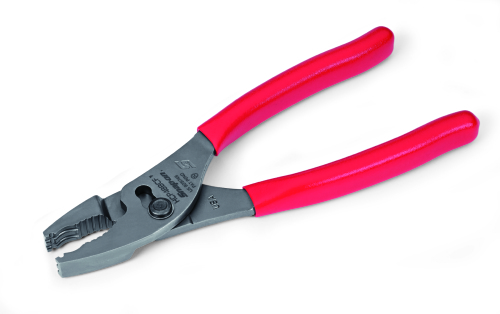 Pince universelle &agrave; colliers de boyaux Mobea &agrave; joint 3 positions, (L = 203 mm.), rouge