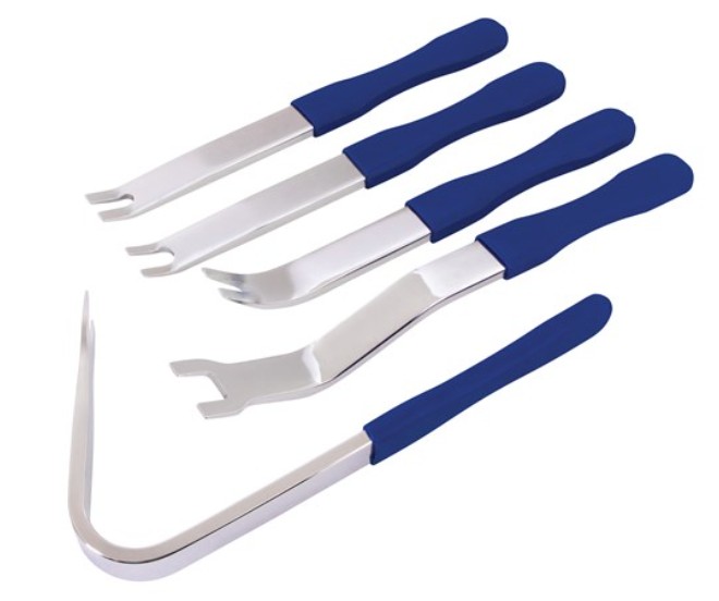 Kit de racleurs pour revêtements, 5 pièces