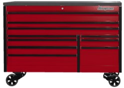 EPIQ&trade; 2-bank 10-ladige gereedschapswagen zwart gepantserd topblad en SpeeDrawer (
