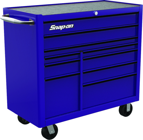 Servante 10 tiroirs Snap-on&reg;, mauve avec finition noir