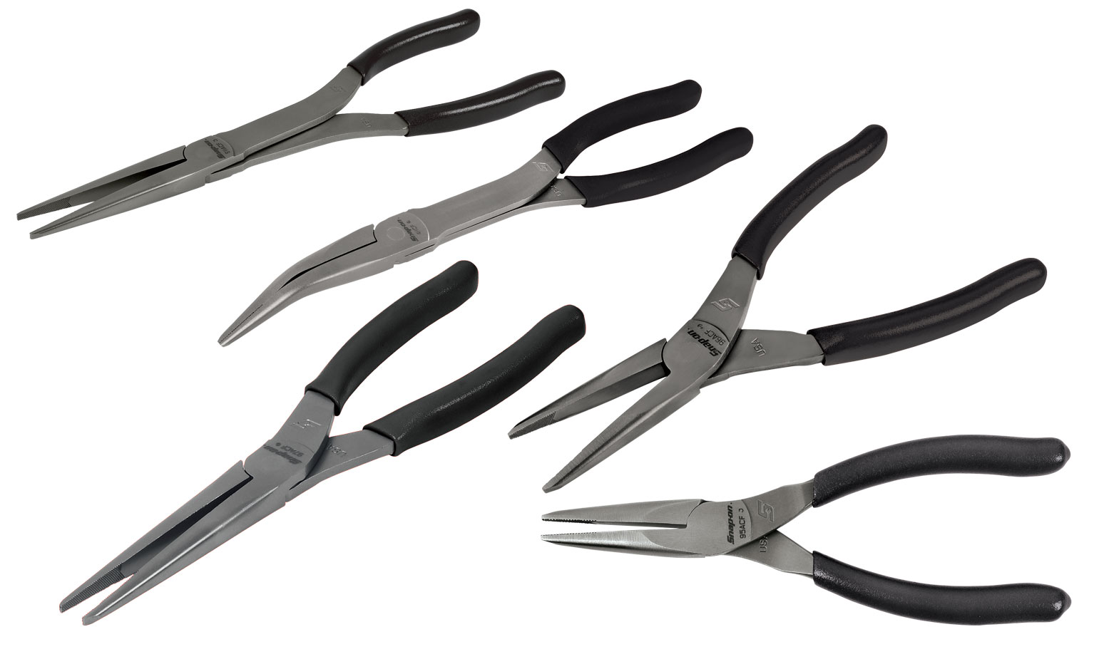 Jeu de 5 pinces longues Talon Grip&trade;, 5-pi&egrave;ces (Dark Titanium)