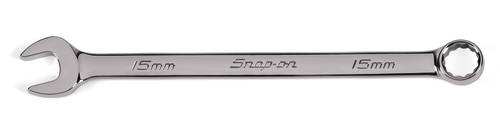 Ring/steeksleutel met Flank Drive, 12-kant, 15 mm