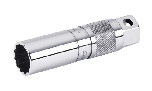 Douille pour bougie d&rsquo;allumage Flank Drive&reg; de 14 mm. &agrave; 12 pans et &agrave; prise 3/8