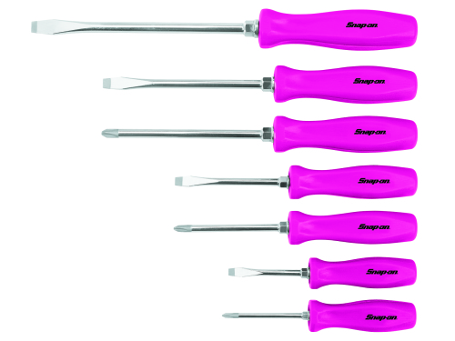 Kombinations-Schraubendreher-Set, 7-teilig (Electric Pink)