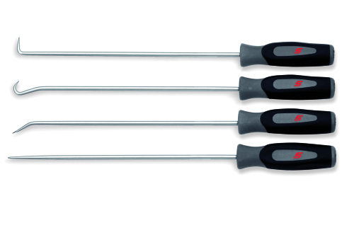 PICKS SET CHROMES longues Instinct&reg; avec manche softgrip, 4-pi&egrave;ces (Dark titanium)