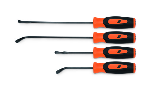 Oliekeerring demonteer set, 4-delig, oranje