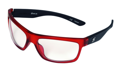 Lunettes de protection TRITON&nbsp;(Lentille rouge/transparente)
