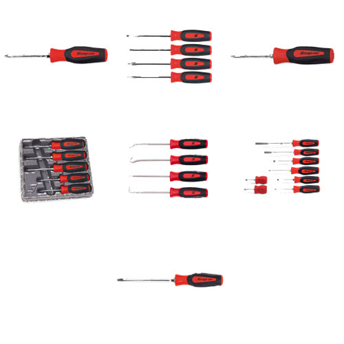 Jeu de tournevis sans Toolbed rouge