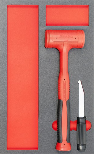 Jeu de marteaux et grattoir pour voitures particulières (sans Toolbed)