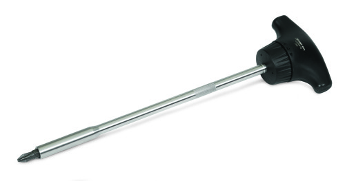 Tournevis &agrave; cliquet long avec poign&eacute;e en T, noir (L = 254 mm.)