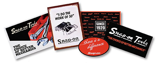 Snap-on decals (25-PACK)