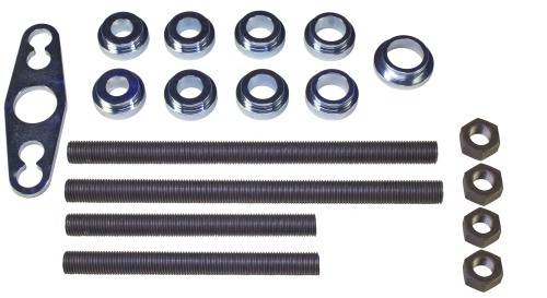 Jeu compl&eacute;mentaire - axe principal des chenillesA utiliser avec 2 socles filet&eacute;s W0300031-002 et l'ensemble arbre de presse W0300032-050